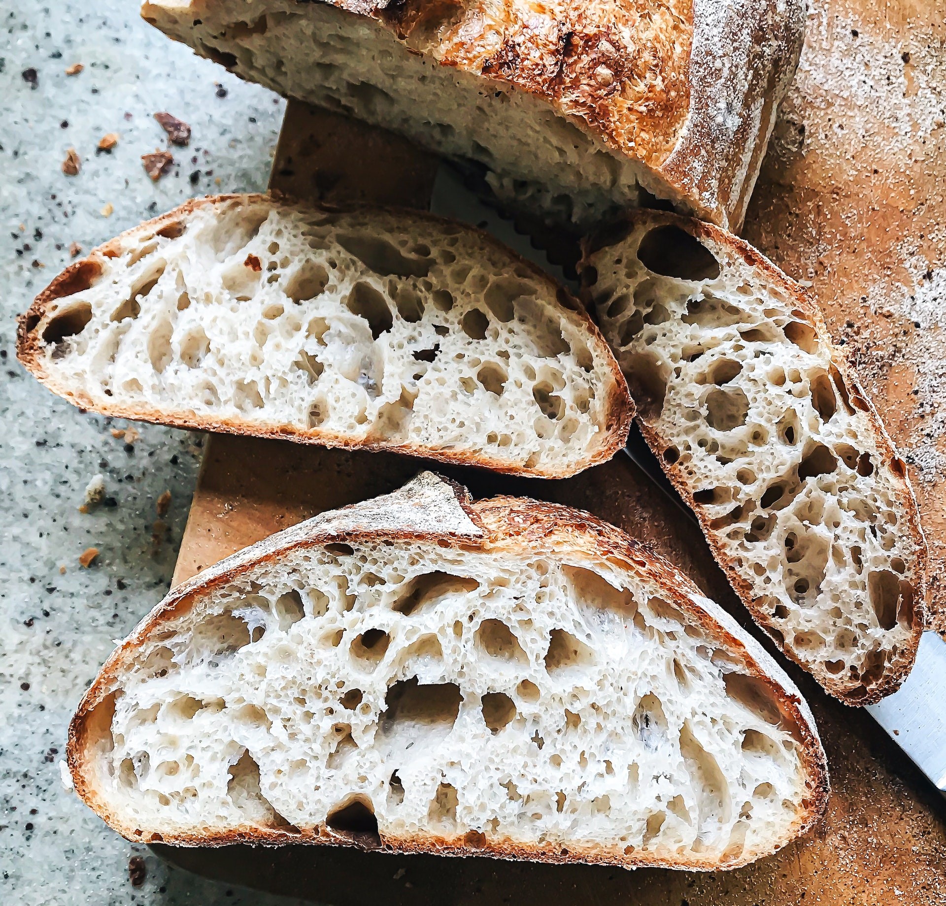 Sourdough slice