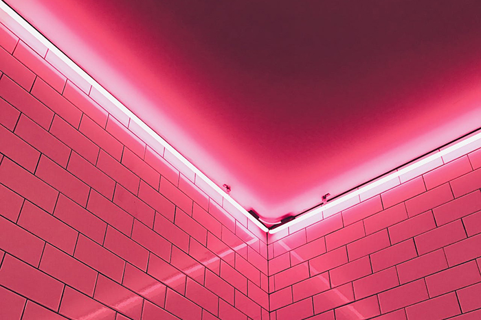 Pink wall